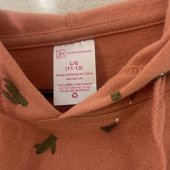 No Boundaries Cactus Flower Hoodie - Picture 4 of 4